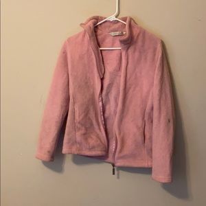 pink jacket